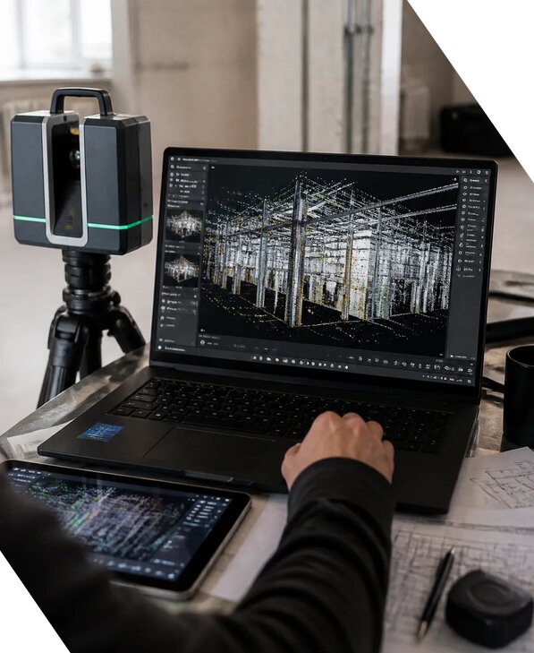 Обработка облака точек для технических обследований в Северске